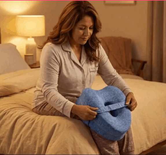 showing sciatica pillow